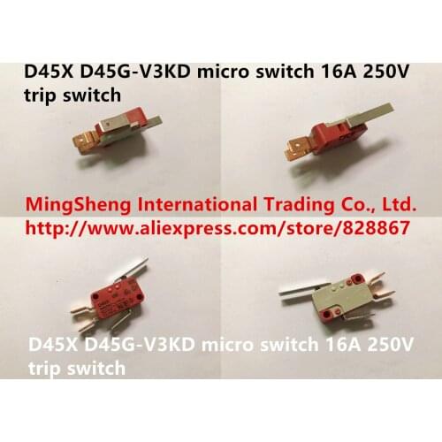 Original new 100% D45X D45G-V3KD import micro switch 16A 250V trip switch
