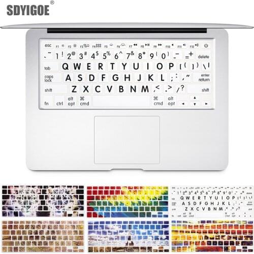 Dustproof Silicone Laptop Keyboard Protective Film For macbook pro13 air retina 15.4 A1466 A1502 New keyboard film Waterproof