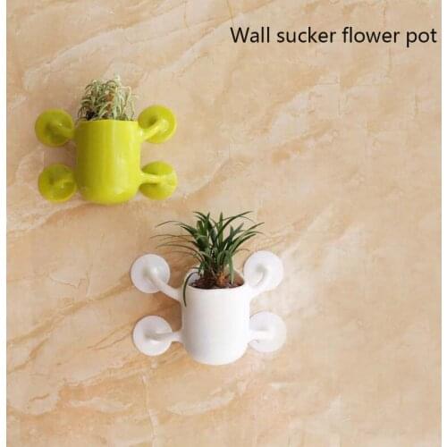 Wall Flower Pots Indoor And Outdoor Balcony Wall-Mounted Plastic Garden Flower Pots Decor Planter Flower Garden Pots