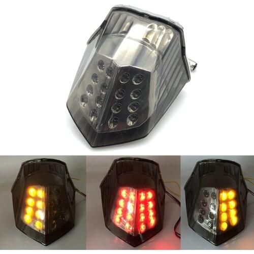 Motorcycle LED Tail Lights Brake Rear Turn Signals Integrated Light for YAMAHA XJ6 FZ6 Diversion 600 2009 - 2014