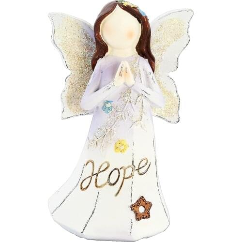 Resin Love Angel Ornaments Home Decor DIY Fairy Figurines Wedding Decoration