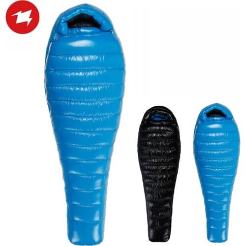 AEGISMAX Thicken Keep warm Winter Mummy Goose Down Sleeping Bag Outdoor Camping Tent Can Be Spliced Portable Bag