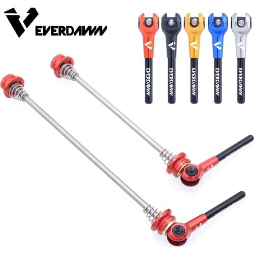 Titanium Axis Bicycle QR Ti Skewers 100/135mm Wheel Hub Quick Release Skewers Axle Lightweight for Mountain Road Bike 51.97g