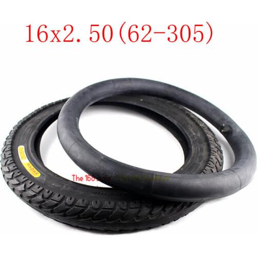 High Quality 16x2.50 (62-305) Tire Inner Tube Fits Electric Bikes (e-bikes), Kids Bikes, Small BMX and Scooters 16*2.5 Tyre