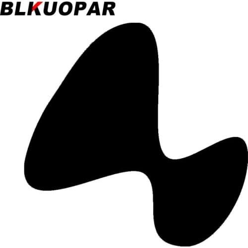 BLKUOPAR for Abstract Shape Silhouette Car Stickers Sunscreen Decals Motorcycle Helmet Windshield Waterproof Decor Car Styling