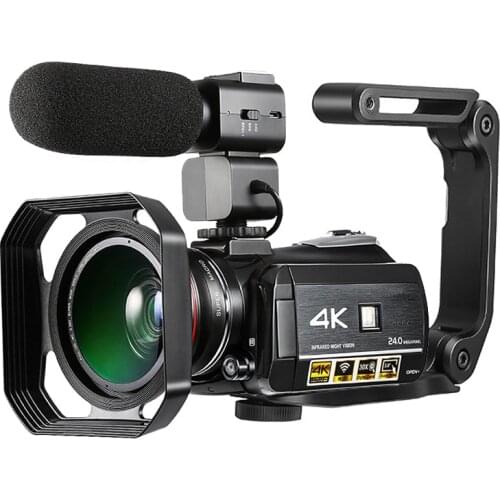 Winait super 4K night Vision digital video camera with 3.0'' Touch display and 30x digital zoom