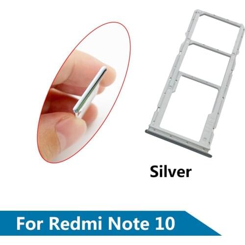 20Pcs/Lot SIM Card Tray Slot Holder Replacement Part For Xiaomi Redmi Note 10
