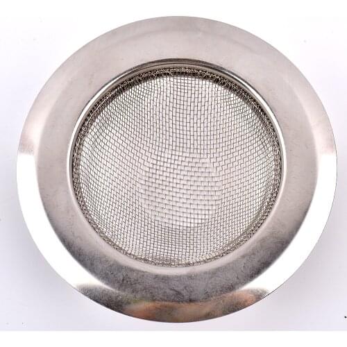 1pcs Stainless Steel Bathtub Hair Catcher Stopper Shower Drain Hole Filter Trap Kitchen Metal Sink Strainer Floor Drain