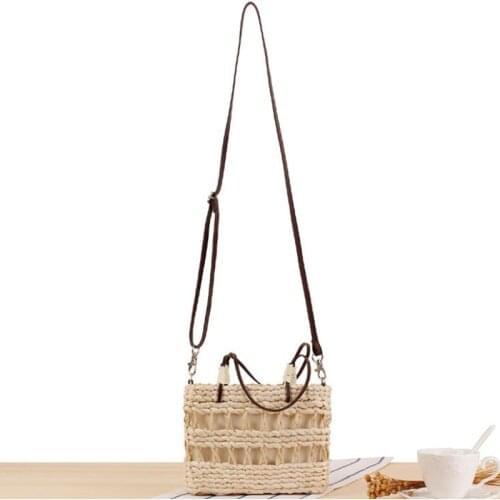 2020 Summer New Fashion Straw Bags High Quality Female Beach Summer Shoulder Bag