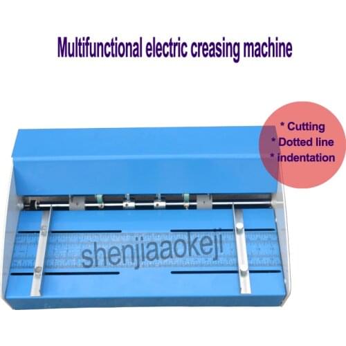 460mm Electric folding machine A3 paper creaser Scorer and perforator paper Cutter perforating machine paper creasing machine