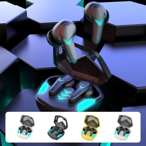 Gaming Headsets 65ms Low Latency TWS Bluetooth-compatible 5.1 Headphone Sports Waterproof Wireless Earphone Noise Cancelling