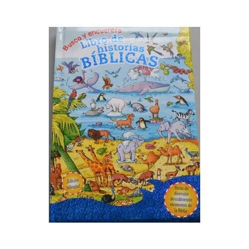 Child Kids Spanish Book Carhildhood Education Enlightenment Biblical Story Knowledge Learning Reading Hardcover Book Age 6 up