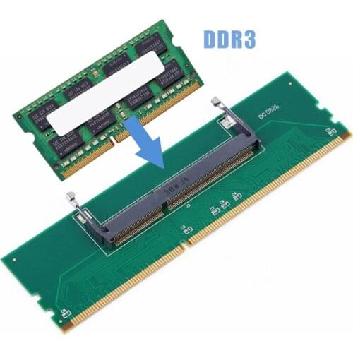 Laptop The Adapter Card 200 Pin Internal Memory to Desktop Practical Durable Portable 240 Pin DIMM DDR3 Memory RAM Connector