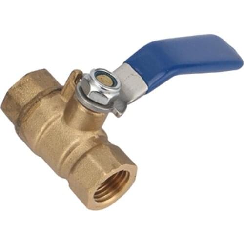 Brass 1/4" Female Thread Ball Valve Plumbing Hose Pipe Fittings Irrigation Couplings Home Improvement Valve Accessories