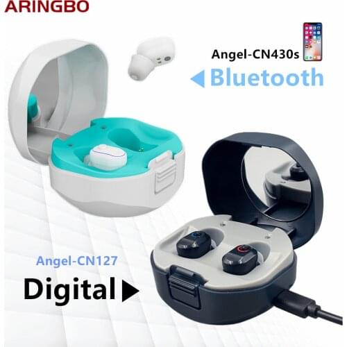 Best Rechargeable Digital Hearing Aid Ear Severe Loss Invisible Sound Amplifier High-Power Hearing Aids for Deafness Elderly