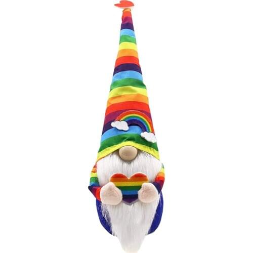 Lovely Rainbow Dwarf Gift Faceless Doll Decoration Home Decoration Confession Gift True Love Regardless Of Gender