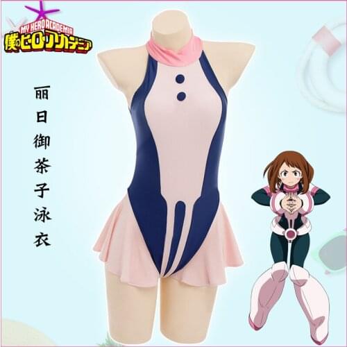 My Hero Academia OCHACO URARAKA cosplay swimsuit Halloween cosplay cos uniform