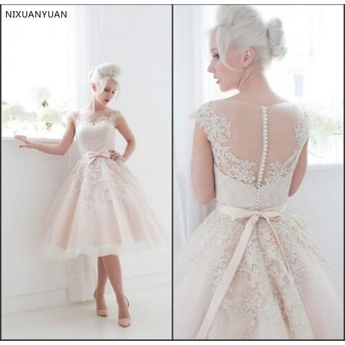 New 2021 Short Wedding Dresses The Bride Sexy Lace Wedding Dress Bridal Gown Plus Size Weddings Ivory Vestido De Noiva