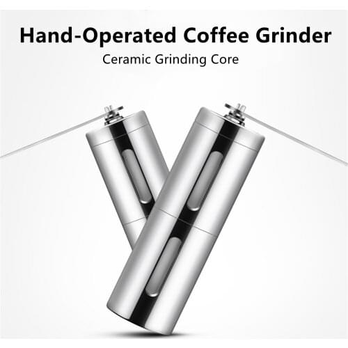 Portable Mini Coffee Grinder Home Office Manual Coffee Grinders Handmade Coffee Bean Mill With Washable Ceramics Grinding Core