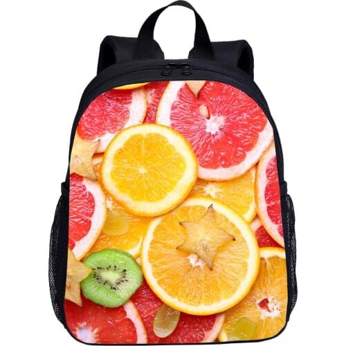 13 Inch Fruit Pumpkin Kindergarten Kids School Bag Backpack Kids Schoolbag Toddler Backpack Student Bag Lovely