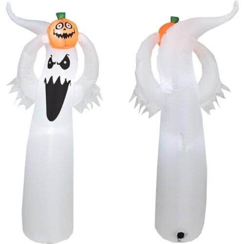 Halloween Bar Haunted House Shopping Mall Decoration Hanging Large Thick Inflatable Ghost Happy Halloween Party Decor