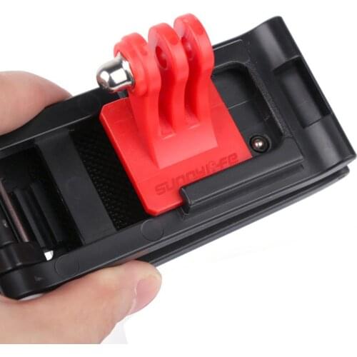 EastVita Universal Backpack Clamp Adjustable Clip Mount Knapsack Belt Camera Holder for GoPro Osmo Sports Camera Accessories