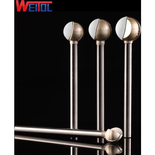 Weitol 6mm wood sloting bit CNC wood mochine Solid Carbide Milling Cutter lengthen round carving bit MDF PVC acrylic wood tool