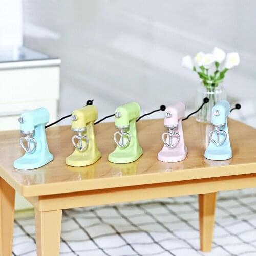 1:12 Dollhouse Miniature Kitchen Modern Mixer Model Furniture Accessories Toys Dollhouse Miniature Accessories