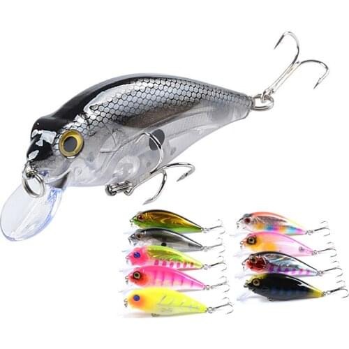 1pcs Floating Crankbait Fishing Lure 8cm 11g Isca Artificial Plastic Hard Bait Bass Minnow Wobblers 3D Eyes Pesca Carp Fishing