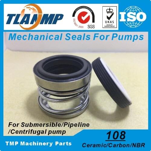 108-12 Mechanical Seals (Material: Carbon/Ceramic/NBR) Shaft Size 12mm Single Spring Pump Seal Used in Clean/Waste Water,Oil