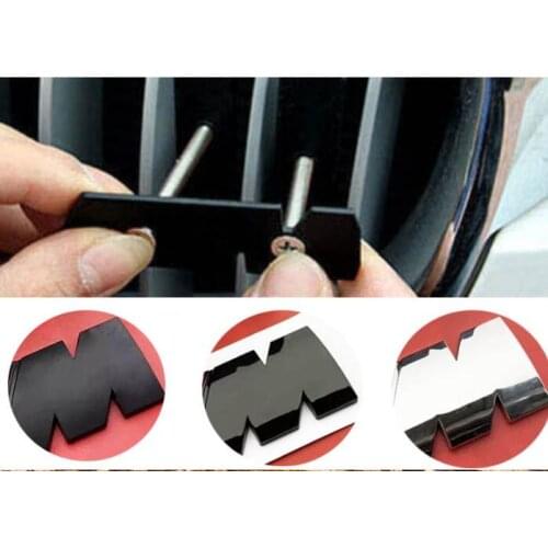 3D Car Front Grille Badge M Emblem Auto Stickers Decoration For BMW M3 M5 F20 F10 E46 E90 E60 E39 F30 E36 E87 E53 E92 E34 E70