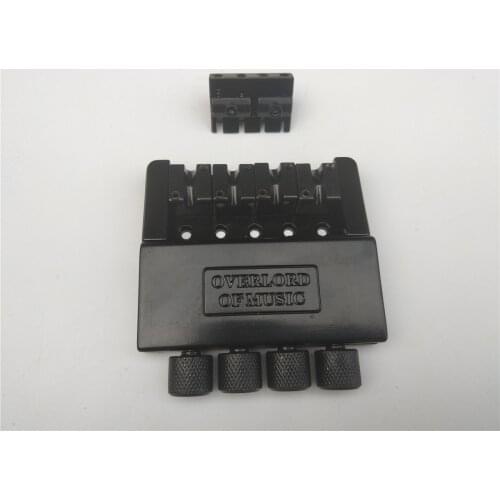 4 string black headless electric bass bridge fit for headless electric bass