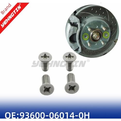 8 Pcs/ 4 Pcs 93600-06014-0H Brake Disc Rotor Mounting Screws Bolts Kit For Honda Acura Accord Disc Brake Retaining Rotor Screws