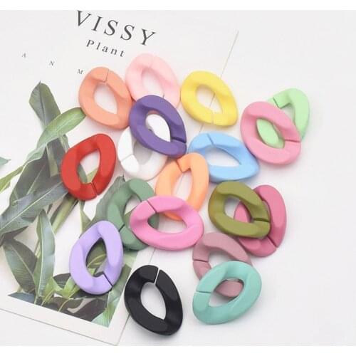 Acryly Colorful Chain Chic Lady Resin Uneasy Broken Handbag Strap Many Lengths Choices Girls Fashion Accessasory Shoulder Strap