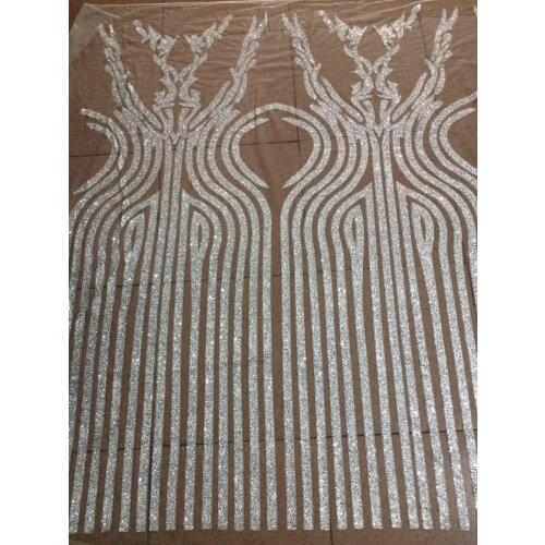 Sparkle SYJ-7273 Tulle Glitter Lace Fabric For Wedding Dress Glitter Net Lace Fabric