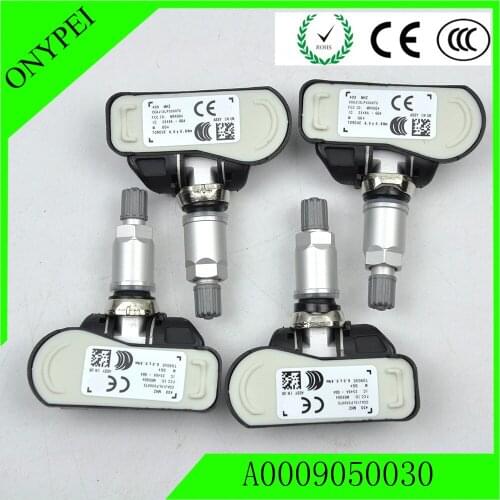 4X A0009050030 0009050030 000905720 A0009050030Q03 TPMS Tire Pressure Sensor For Mercedes-Benz C250 C300 C350 Smart A0035400217