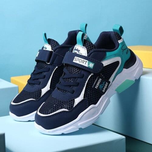 New Kids Sneakers Soft Single Net Bottom Breathable Kids Shoes Non-slip Childrens Sneakers For Boys Leisure Travel Kid Shoes