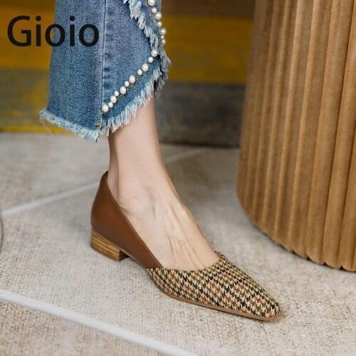 Кожаные туфли-лодочки GIOIO China At AliExpress
