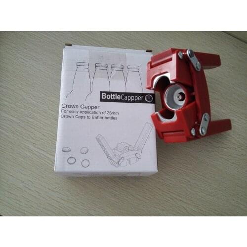 BEER BOTTLE CAP CAPPER Manual beer bottle Capper for Home Brew Beer crown caps on reusable glass bottles