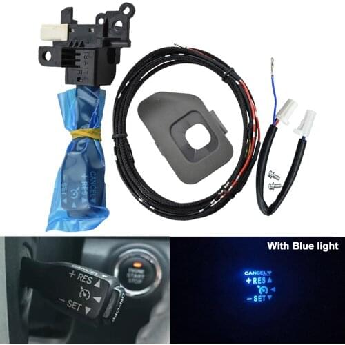 Cover+ Blue LED Cruise Control Switch 45186-0D110-E0 45186-0D110-C0 For Toyota Yaris Vios 84632-34017 8463234011
