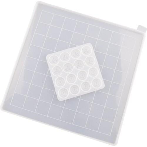 Hot DIY Crystal Epoxy Silicone Resin Mold Set Chess Checkers Checkerboard Chess Pieces Epoxy Mirror Mold for Resin Wholesale