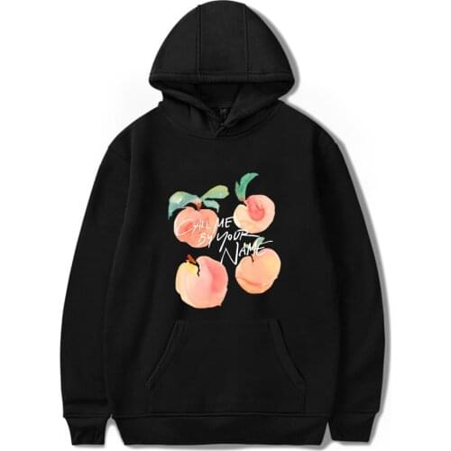 Fashion hoodie Sweatshirts PopMovie Call Me by Your Name Custom Printed hoodies for teen boys Sleeve Sweatshirts Casual