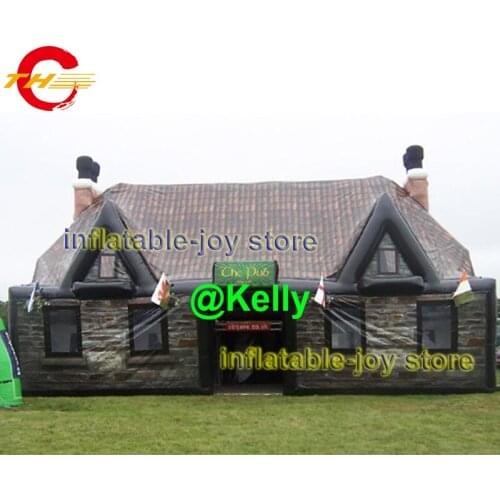 8x6x5mH/10x5x5mH/10x6x6mH free air shipping bouncy pub tent for sale, commercial popular inflatable bar club tent for sale