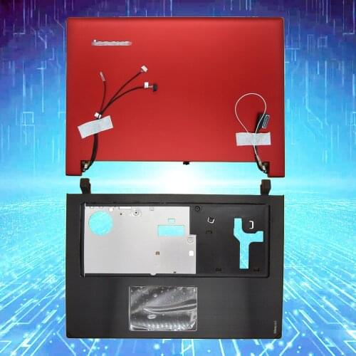 New Original Palmrest Shell For Lenovo Flex 14 LCD Rear Top Lid Back Cover Red 5CB0F76785 Keyboard Bezel Cover 5CB0F76760