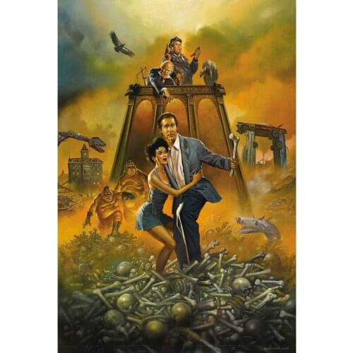 Full Square Round Drill 5D DIY Diamond Painting Halloween couple 5D Embroidery Cemetery Zombies Cross Stitch mosaic Home Decor