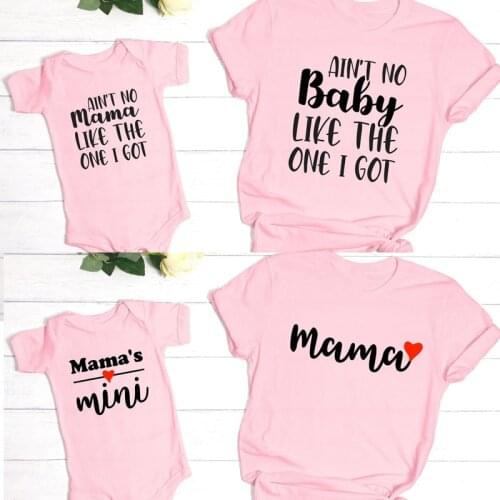 Mommy and Baby Matching Shirts Mother and Daughter/son Romper Gift for Mom for Mothers Day New Mom Presents Drop Shipping