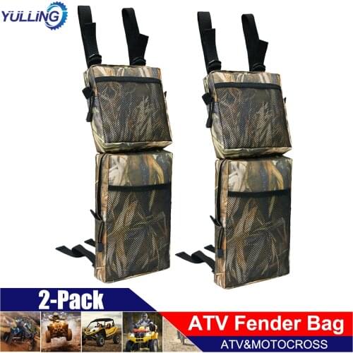 600D ATV Fender Bags Motorcycles Saddlebags Oxford Tank Saddle Bags Cargo Storage Hunting Bag