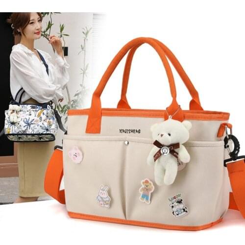 Baby Nappy Changing Tote Nursing Bag Womens Fashion Large Capacity Diaper Shoulder Bag Mummy Maternity Bags Stroller Accessory