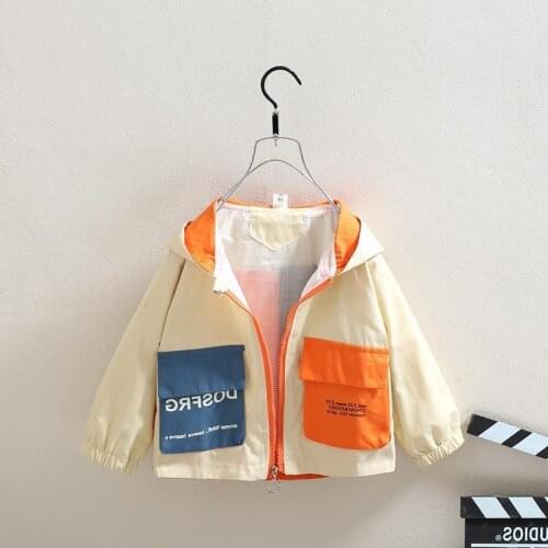 Letter Spring Winter Hooded Coat Outerwear Top Children Clothes School Kids Costume Teenage Girl Clothing High Quality