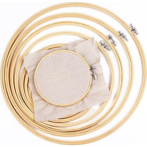 1 pcs Embroidered Stretch Embroidery Hoops Tool Embroidery Cross-Stitch Wooden Frame Hoop Circle Embroidery Shed DIY h